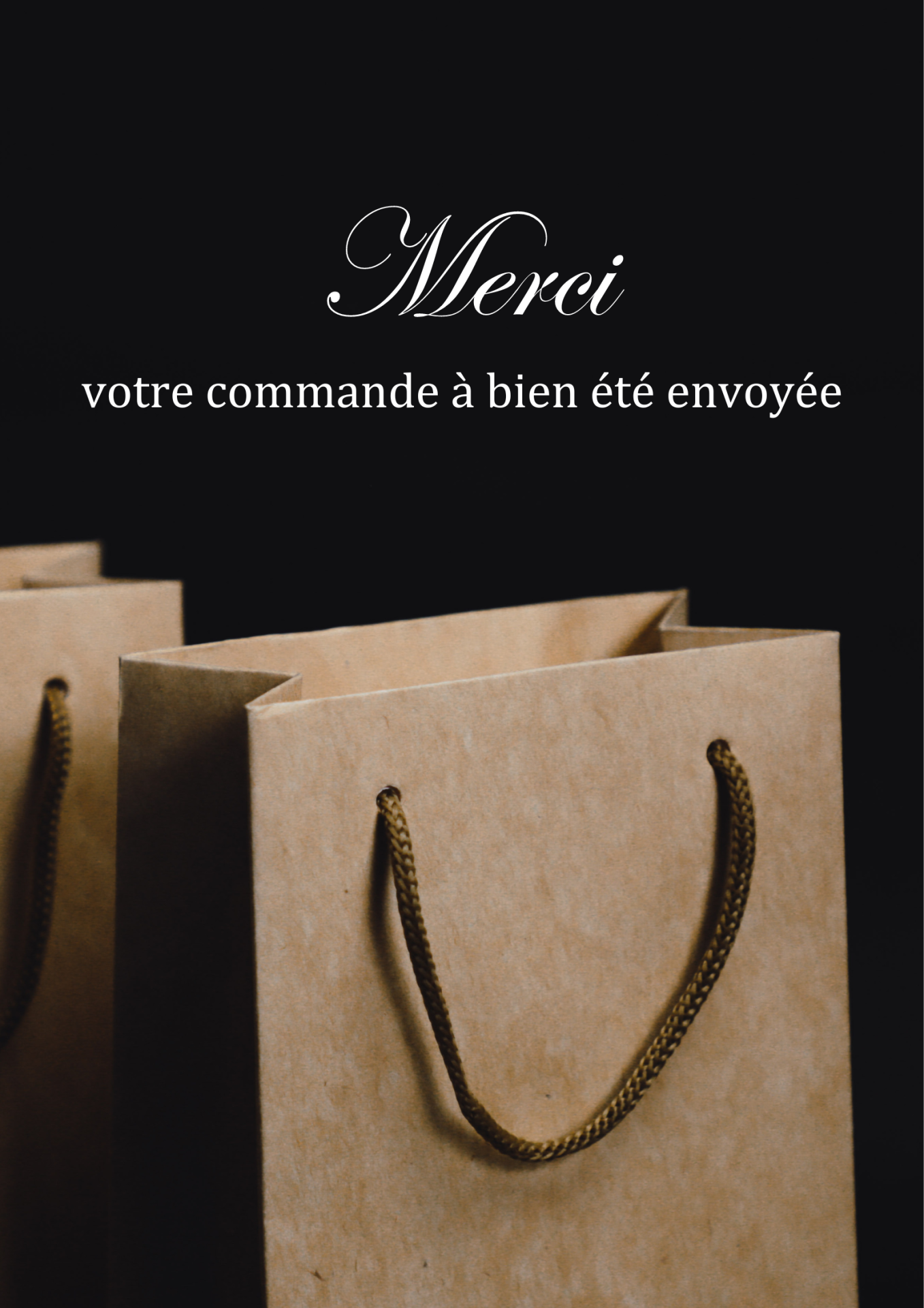 Merci pour votre commande